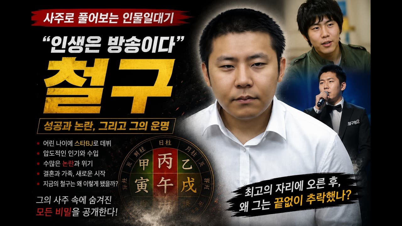 (사주 인물일대기) 철구 편
