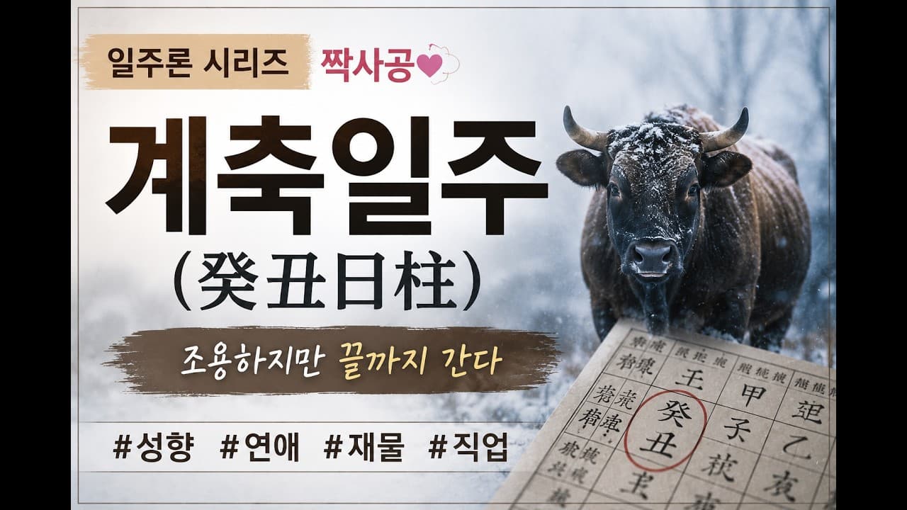 (짝사공 일주론) 계축일주